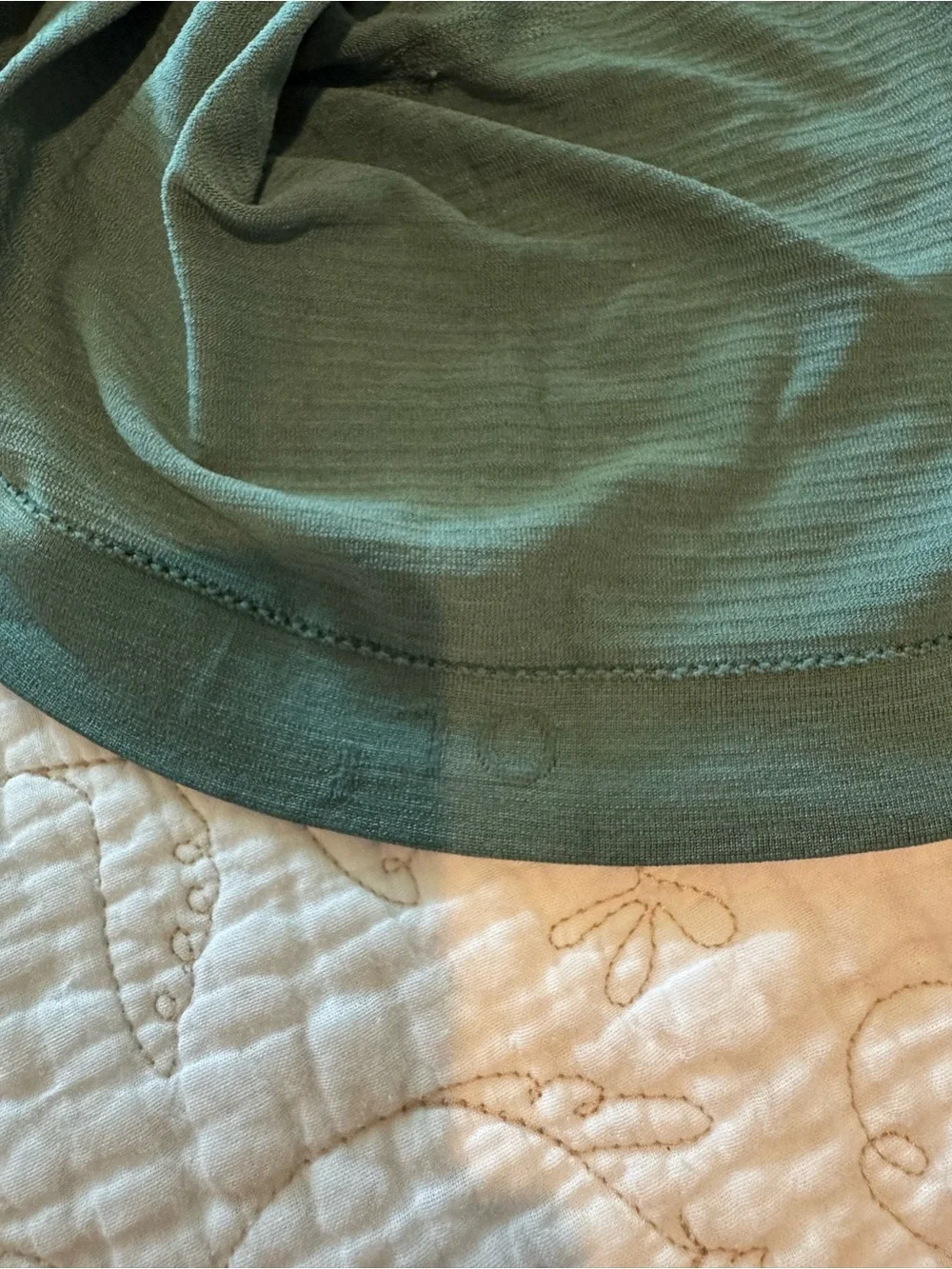 lululemon athletica Off-Shoulder Long Sleeve Tunic — Hunter Green